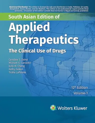 APPLIED THERAPEUTICS THE CLINICAL USE OF DRUGS 2 VOL SET 12ED (SAE) (HB 2026)